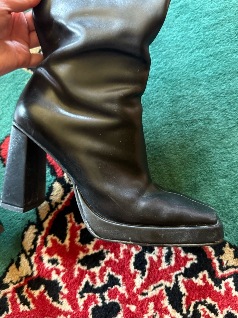JEFFREY CAMPBELL MAXIMAL BOOTS IN BLACK SIZE 8 (USED/WORN CONDITION) - Picture 10 of 15